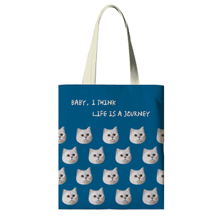 cjook宝宝头像帆布包diy照片毕业设计周边单肩环保妈咪收纳袋