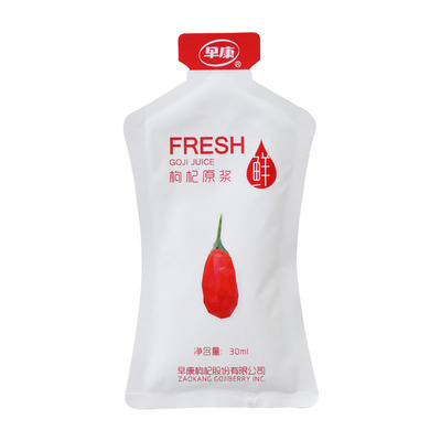 鲜枸杞原浆300ml便携袋装