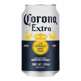 国产科罗娜Corona330ml*24听装墨西哥风味易拉罐拉格啤酒黄啤整箱