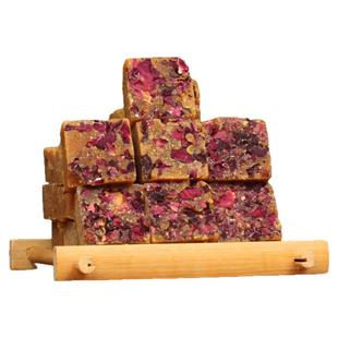 云南弥勒玫瑰红糖4斤手工古法甘蔗榨取正宗原汁原味竹园玫瑰老糖