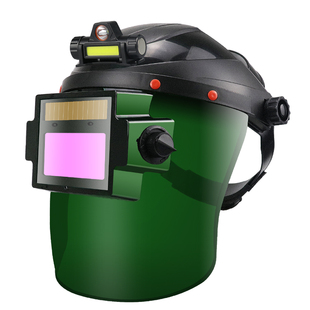 电焊防护面罩自动变光头戴式轻便氩弧焊工专用眼镜面具新型电焊帽