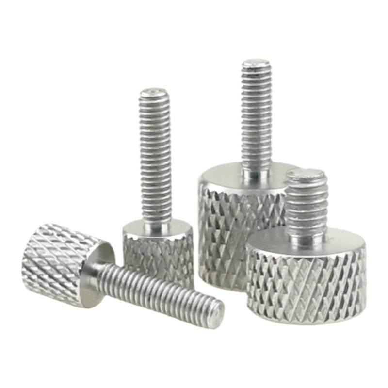铝合金手拧螺丝彩色螺钉滚花调节紧定螺栓机箱改装螺丝M3M4M5M6