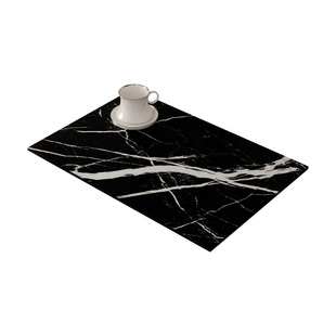 DMF仿岩板大理石洗手台吸水垫厨房硅藻泥沥水垫可定制洗漱台面垫