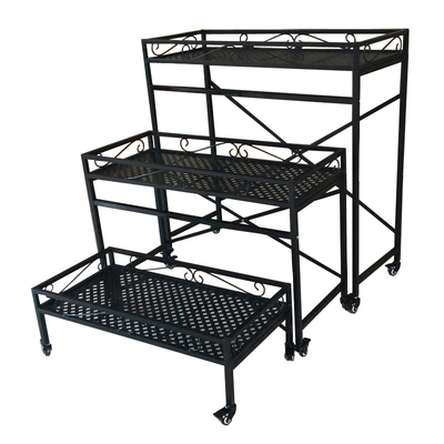 zhongma忠马铁艺带轮室内外花架