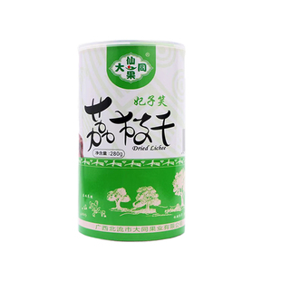 大同仙果妃子笑荔枝干广西特产荔枝肉核小肉厚280g/盒新鲜果肉干