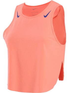 NIKE耐克女子Dri-FIT ADV夜跑系列短款运动跑步背心FN2714-605