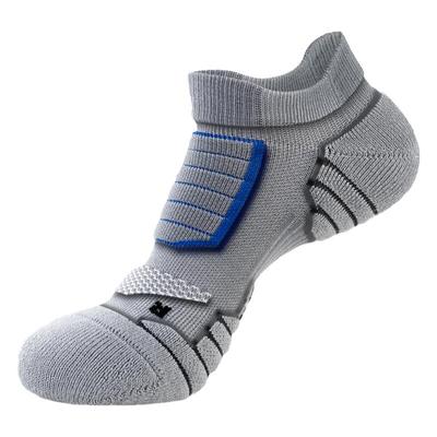 运动袜子男秋冬短款加厚毛巾底