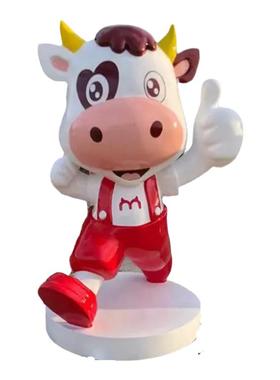 定制新年IP形象卡通人物雕塑步行街美陈玻璃钢动漫玩偶公仔摆件