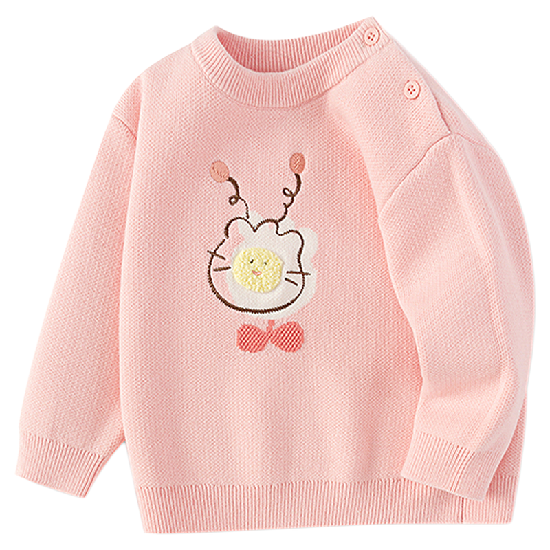 巴拉巴拉童装宝宝毛衣儿童针织衫男童女童2026新款冬季纯棉打底衫