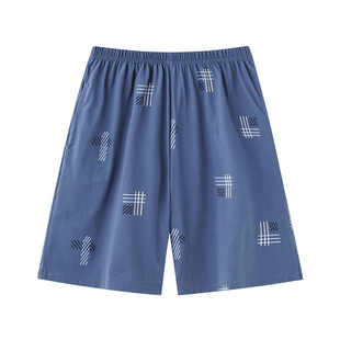 芬腾可安纯棉睡裤男士夏季短裤2026年新款五分大裤衩家居裤可外穿