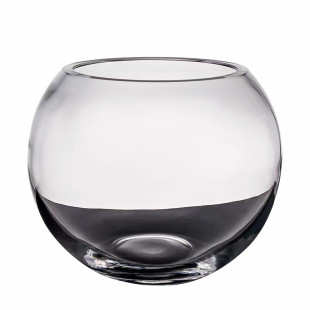 美人鱼加厚圆形玻璃鱼缸金鱼缸乌龟缸水培圆球花瓶高透亮白一体缸