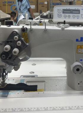 全新日本JUKI重机LH-3568A-7自动剪线电脑平双针平缝机工业缝纫机