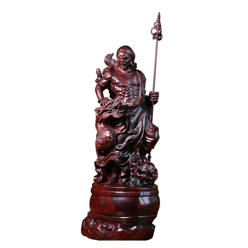 印度小叶紫檀大师作品降龙罗汉