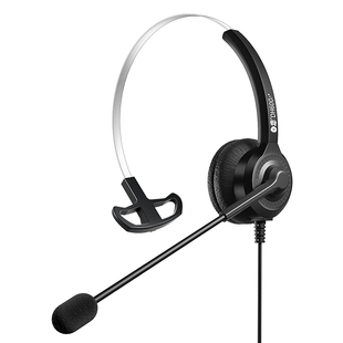 白恩DH600手机电脑电话耳机耳麦客服电销外呼中心话务员头戴办公