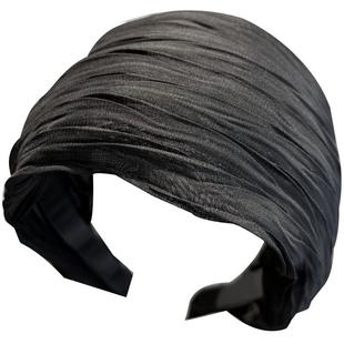 超宽边遮盖头顶白发的发箍女头箍压发卡发捆头饰中老年人发窟头窟