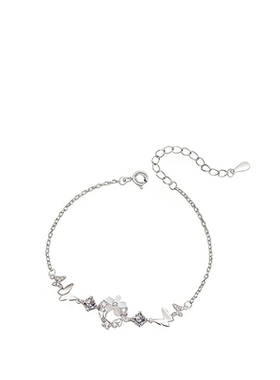 枯木逢春极光蝴蝶手链女小众设计韩系情侣手绳高级感闺蜜手饰