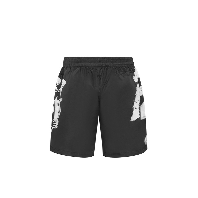PHILIPP PLEIN 男士虎头字母印花休闲短裤慢跑短裤 PLEIN SPORT