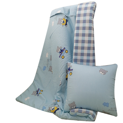 两用汽车加大纯棉棉多功能靠垫被