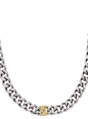 阿玛尼男LOGO系列项链