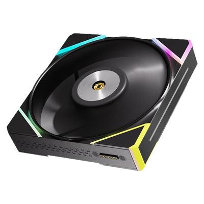 爱国者星璨S12 磁吸积木风扇ARGB灯效5V3针神光同步机箱风扇12CM