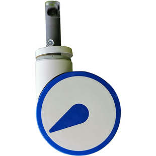 急诊对接车医用静音脚轮转运车医疗中控轮子6寸150胃镜检查床配件