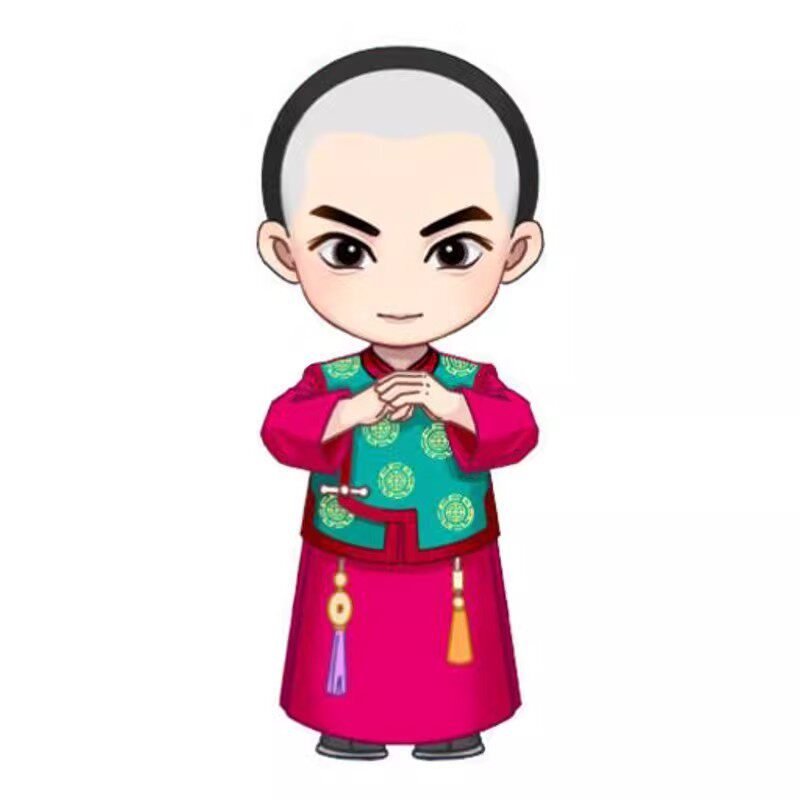 正版微次元还珠格格盲盒红尘作伴系列潮玩摆件容嬷嬷女生日礼物
