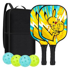 pickleball匹克球拍套装碳纤维磨砂纤维比赛训练USAPA认证宝可梦