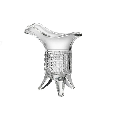 关中王玻璃杯三足侯爵杯创意搞怪