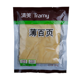 上海清美豆制品推荐薄百叶百页包系列非转基因只发江浙沪皖