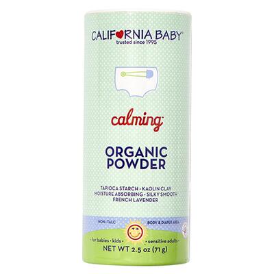 美国加州宝宝71g有机镇静爽身粉