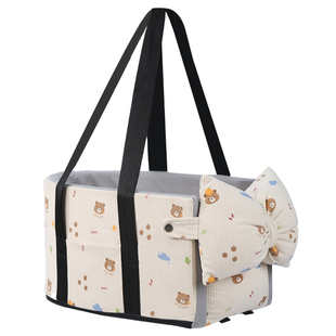 宠物车载中控狗窝防脏小型犬猫咪出行安全座椅垫外出长途坐车神器