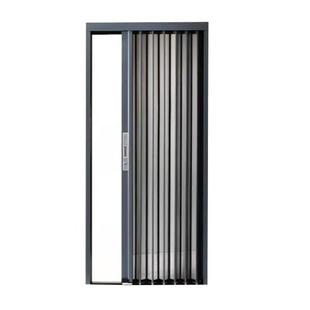 金刚网折叠纱门平网防盗带锁防猫狗老鼠铝合金极窄款隐形推拉沙门