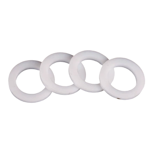 四氟平垫圈3-100白色密封圈四氟法兰垫片4分8分氟O型圈DN15-300