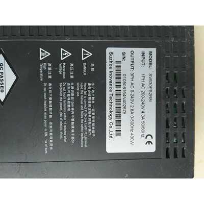 SV630PS2R8I 汇川400w驱动器 伺服电机驱动 工业自动化设备
