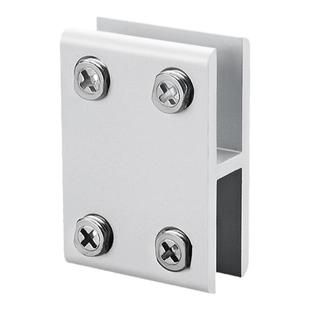 玻璃固定夹HL型实心铝合金固定夹鱼缸玻璃柜花盆连接件免开孔卡子