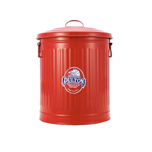 新品 中号 日本dulton金属收纳桶带盖垃圾桶杂物桶汽油桶铁皮桶箱
