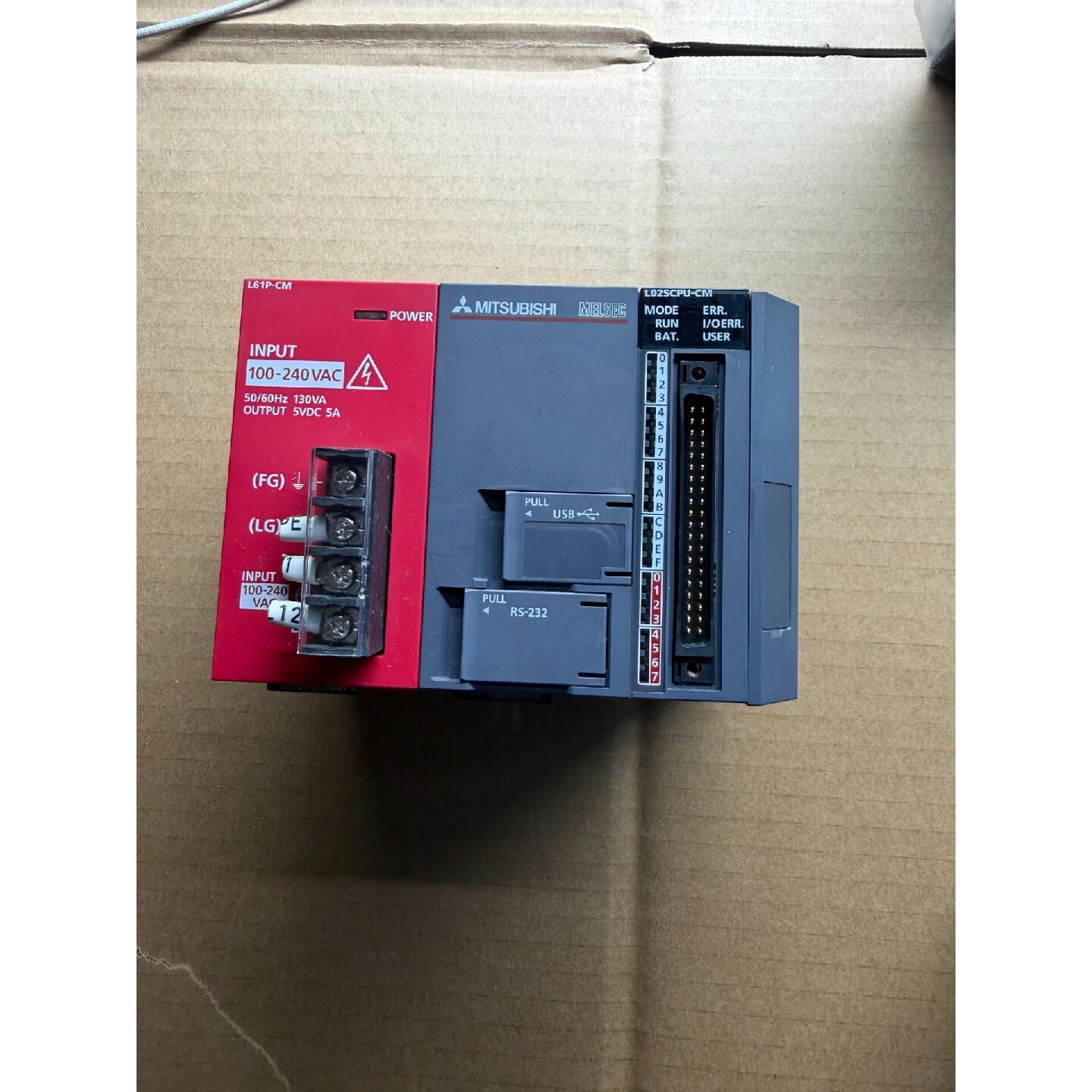 【议价-可维修】MITSUBISHI PLC模块 L02CPU-CM/二手均有货