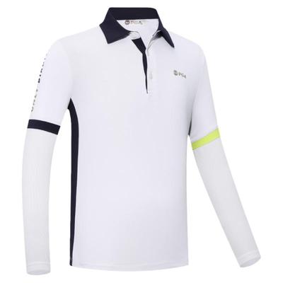 美国PGA高尔夫男童长袖T冰丝衣袖