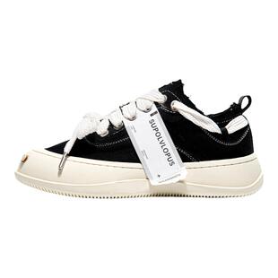 檀健次同款开口笑帆布鞋正品男鞋2024新款厚底大头笑脸乞丐鞋女鞋