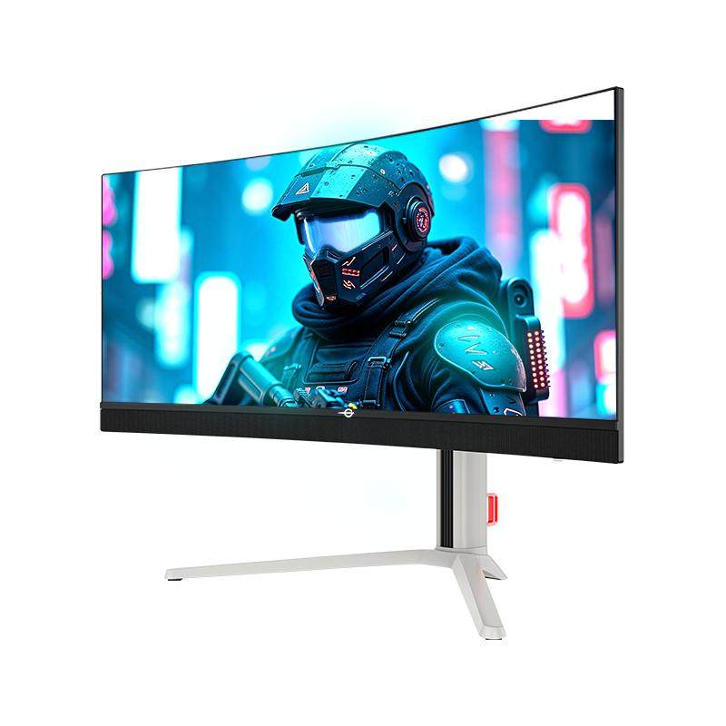 泰坦军团M34E7R-N显示器34英寸MiniLED带鱼屏180Hz曲面电脑屏幕