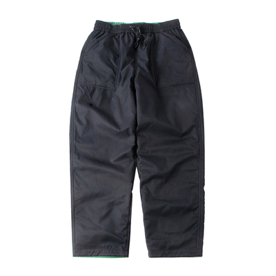 加绒加厚休闲裤宽松撞色工装长裤