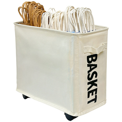 奶茶袋收纳筐神器桌下购物袋置架