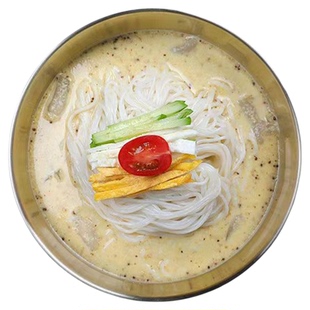 崔奶奶凉豆面延边朝鲜族特产豆浆面豆汁风味冰面延吉网红凉拌汤面