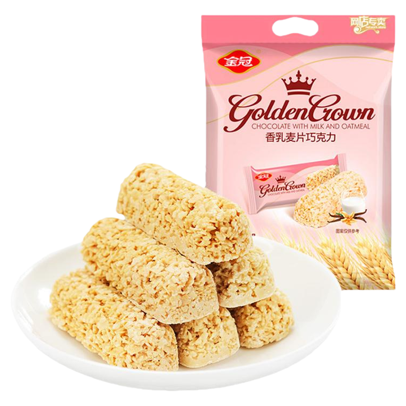 金冠香乳麦片巧克力棒