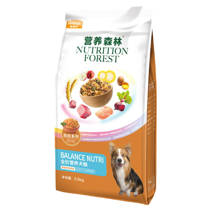 营养森林肉松犬粮5斤官方旗舰店