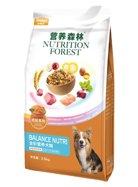 麦富迪营养森林肉松犬粮5斤