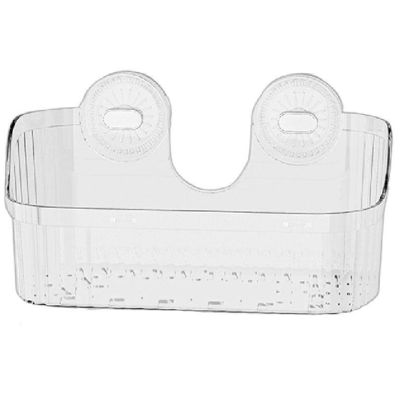 吸盘置物架厨房浴室卫生间免打孔壁挂式墙上收纳神器洗漱台收纳盒