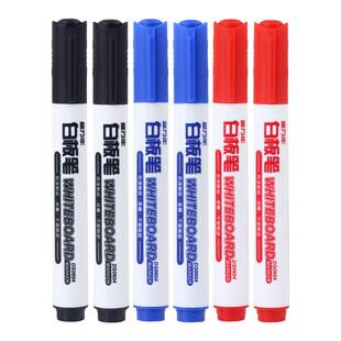 金万年白板笔10支 可擦板书笔会议培训易擦写可擦记号笔白板笔教师用大头易擦白班笔电商款new