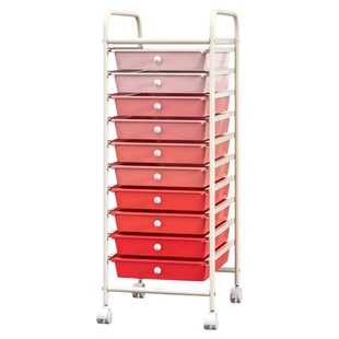 收纳柜抽屉式架落地抽屉式置物架书本玩具衣物杂物多巴胺仙女收纳