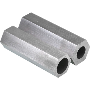 304/316L不锈钢六角棒钢管空心内圆外六方拉丝无缝管任意零切定制